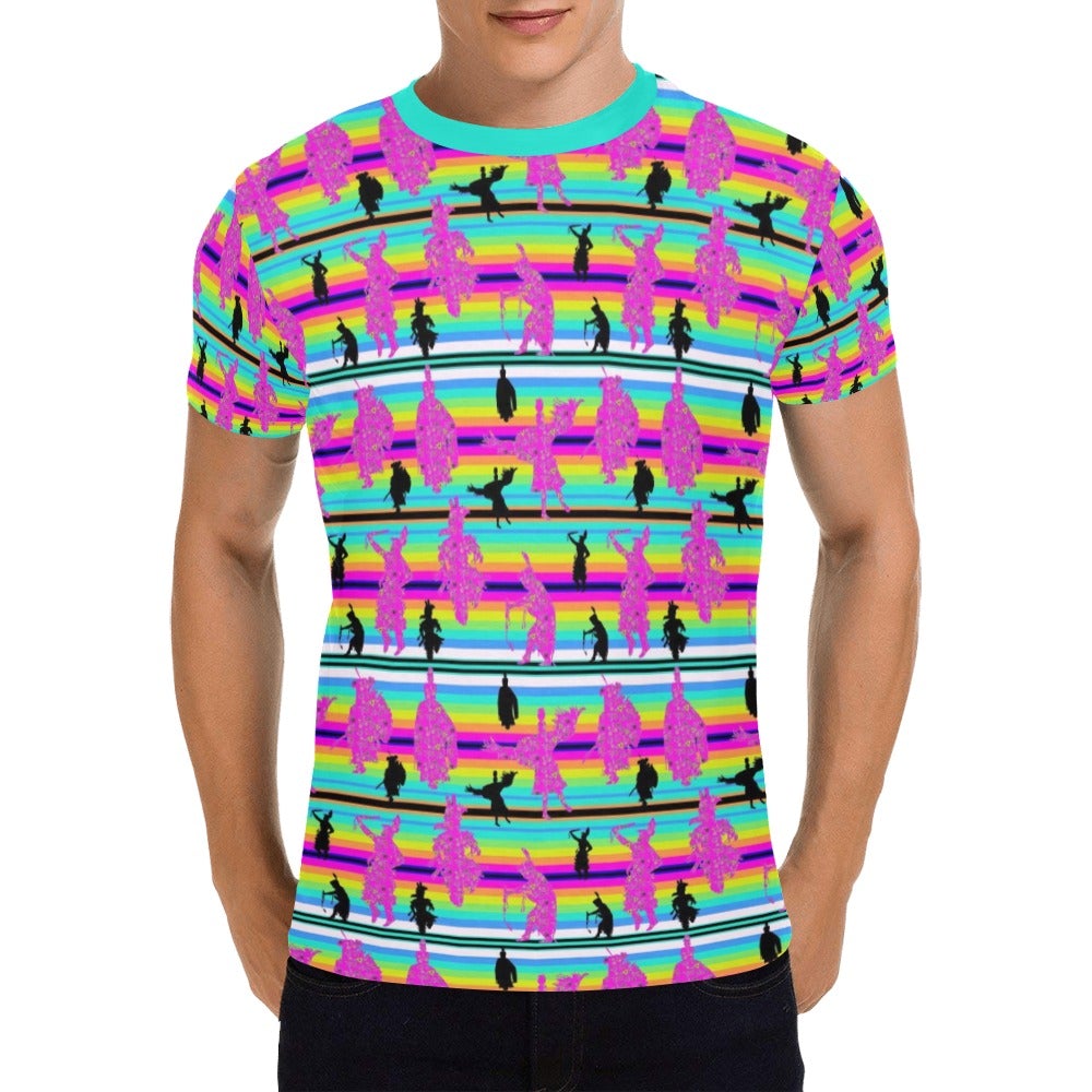 Dancers Sunset Contest All Over Print T-Shirt for Men (USA Size) (Model T40) All Over Print T-Shirt for Men (T40) e-joyer 