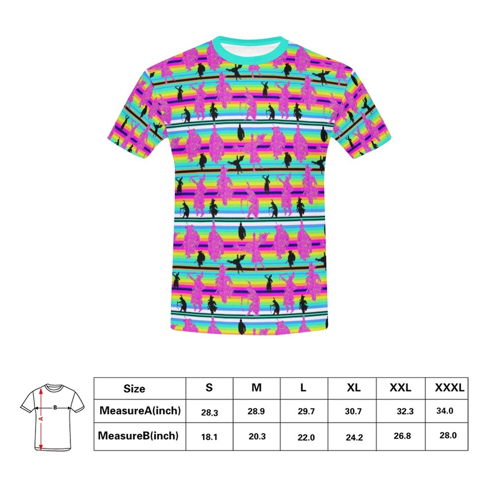 Dancers Sunset Contest All Over Print T-Shirt for Men (USA Size) (Model T40) All Over Print T-Shirt for Men (T40) e-joyer 