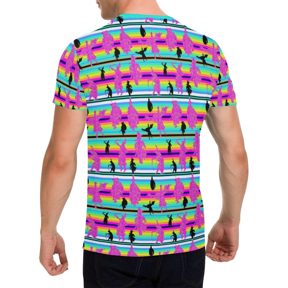 Dancers Sunset Contest All Over Print T-Shirt for Men (USA Size) (Model T40) All Over Print T-Shirt for Men (T40) e-joyer 