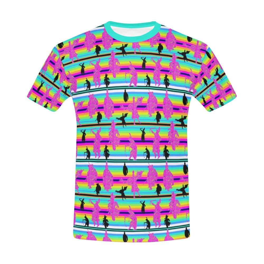 Dancers Sunset Contest All Over Print T-Shirt for Men (USA Size) (Model T40) All Over Print T-Shirt for Men (T40) e-joyer 