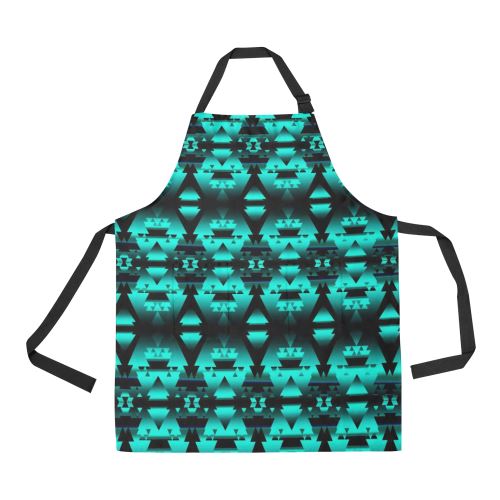 Dark-Deep Lake-Winter-Camp All Over Print Apron All Over Print Apron e-joyer 