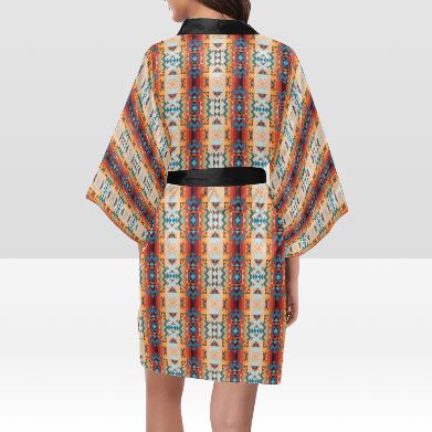 Dark Sandway Kimono Robe Artsadd 