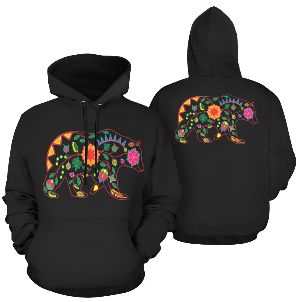 Floral Bear Hoodie for Men (USA Size)