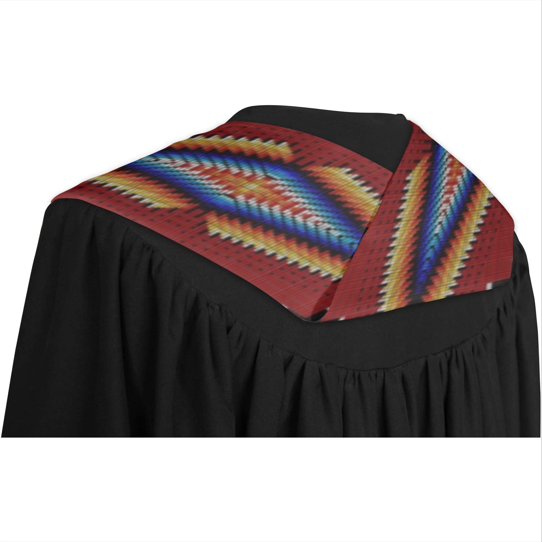 Diamond in the Bluff Red Graduation Stole