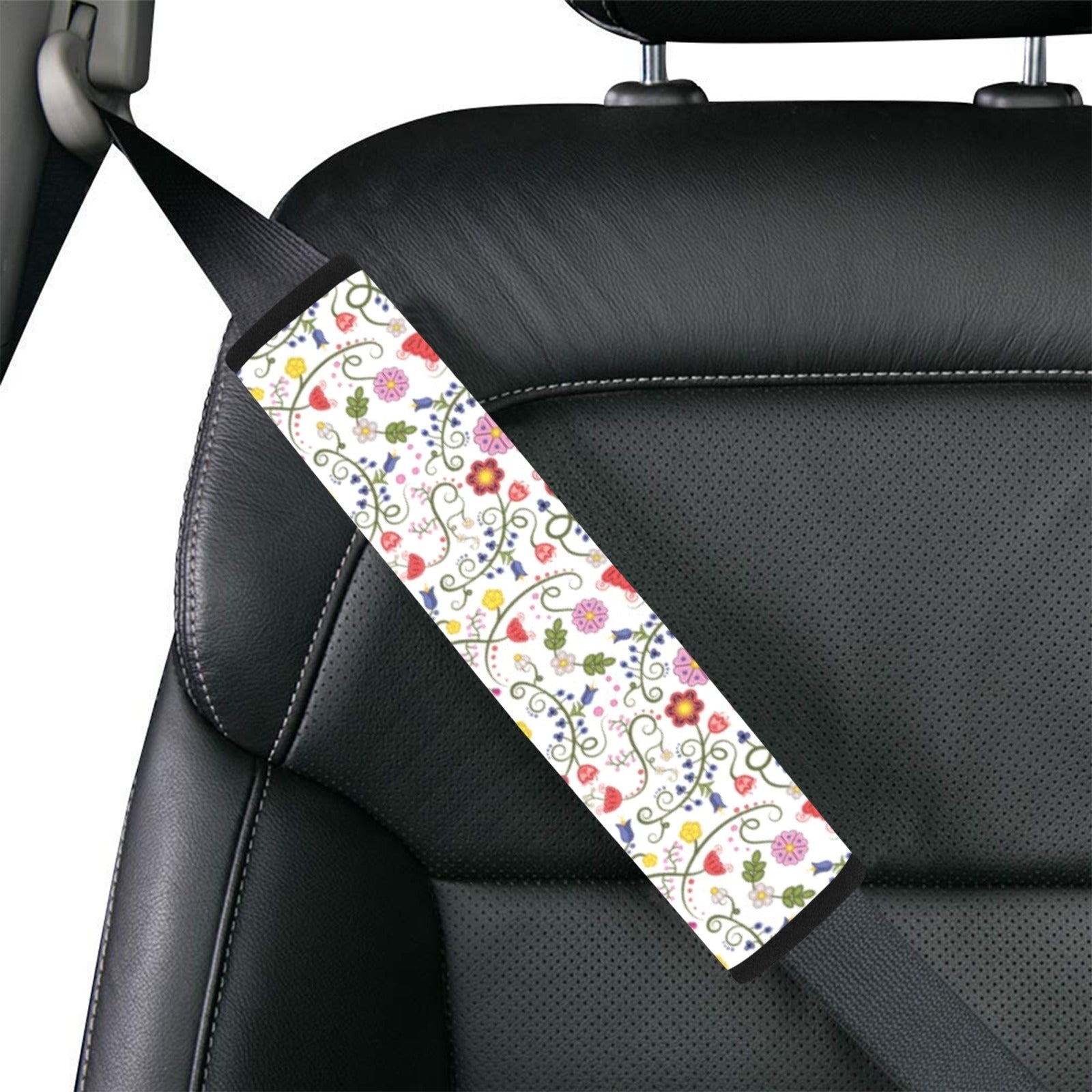 Nipin Blossom Car Seat Belt Cover 7''x12.6'' (Pack of 2)