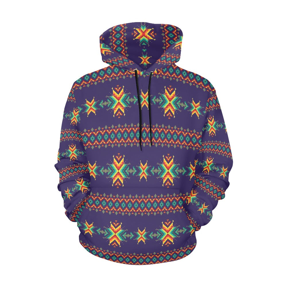 Dreams of Ancestors Indigo Hoodie for Women (USA Size)