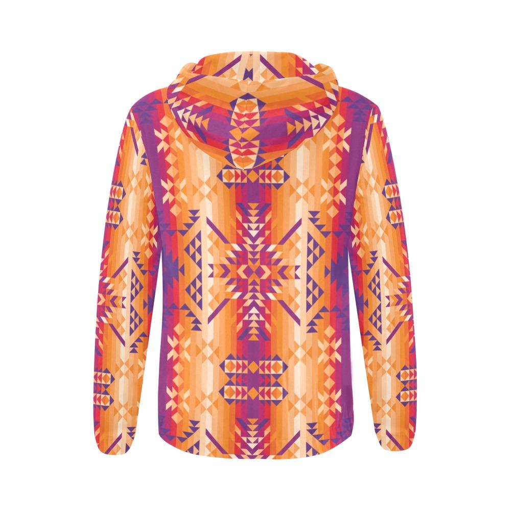 Desert Geo All Over Print Full Zip Hoodie for Women (Model H14) All Over Print Full Zip Hoodie for Women (H14) e-joyer 