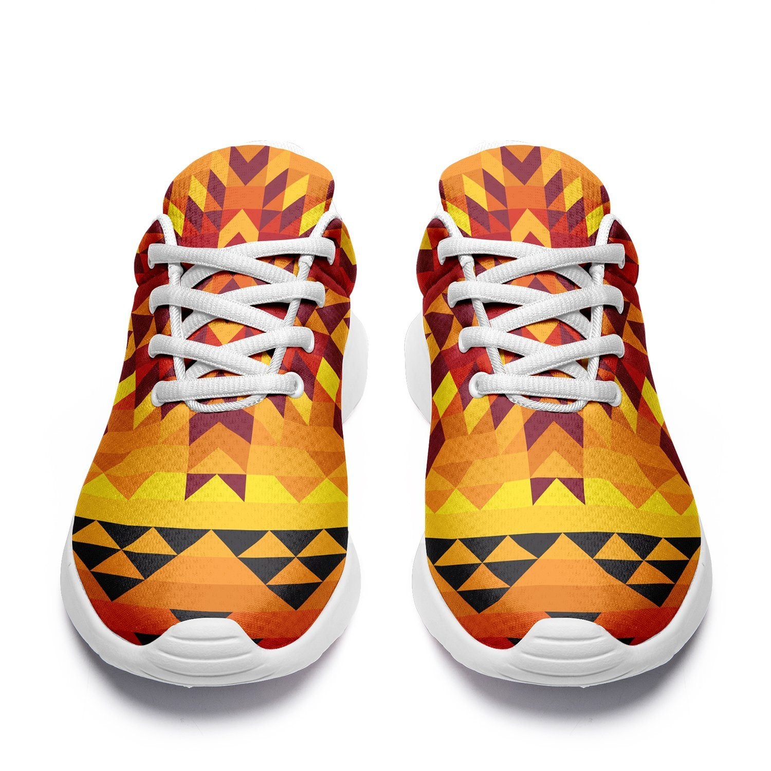 Desert Geo Yellow Red Ikkaayi Sport Sneakers ikkaayi Herman 