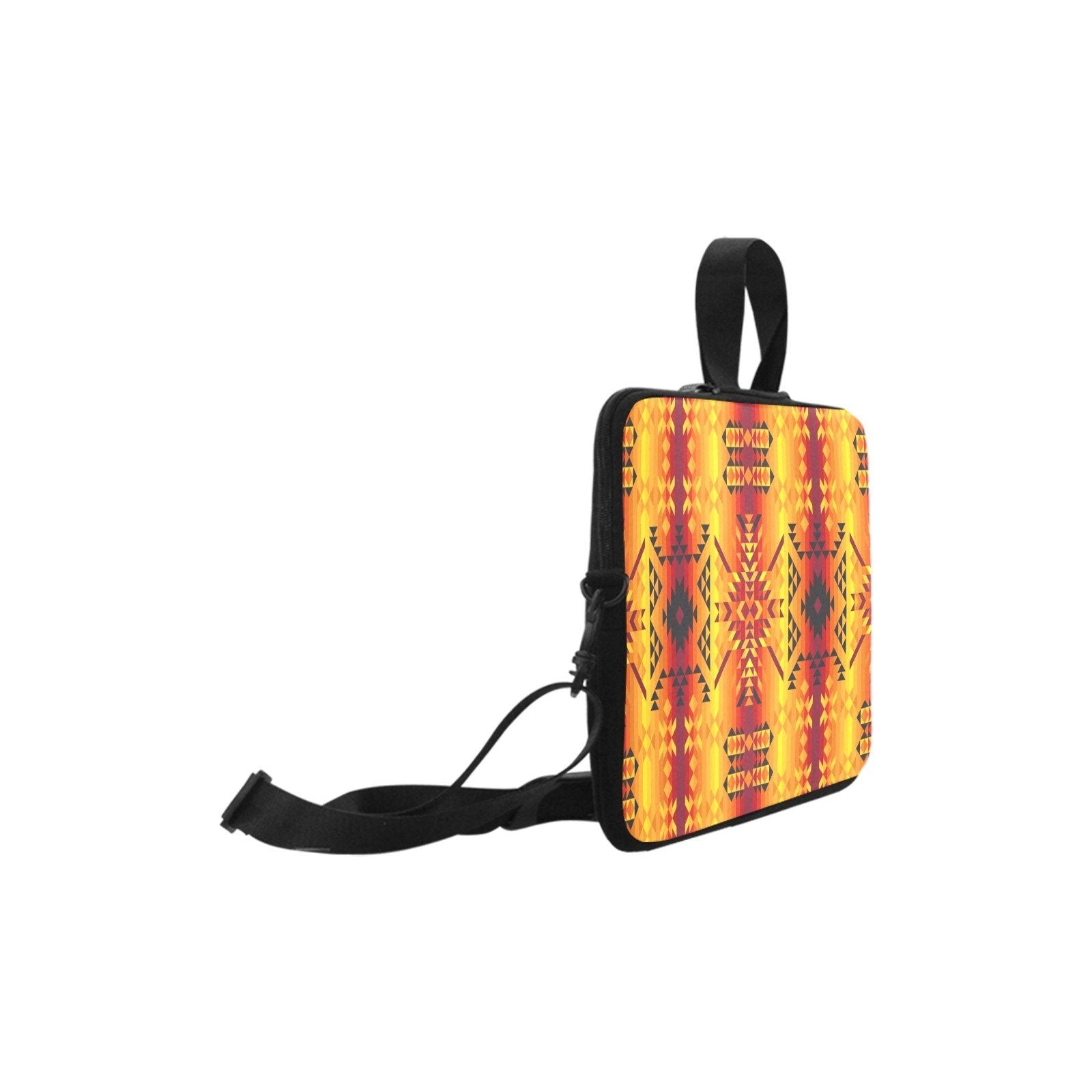 Desert Geo Yellow Red Laptop Handbags 11" bag e-joyer 