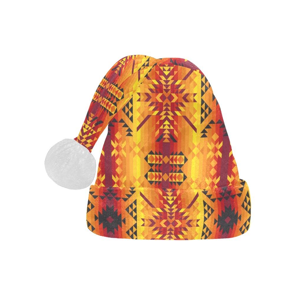 Desert Geo Yellow Red Santa Hat Santa Hat e-joyer 