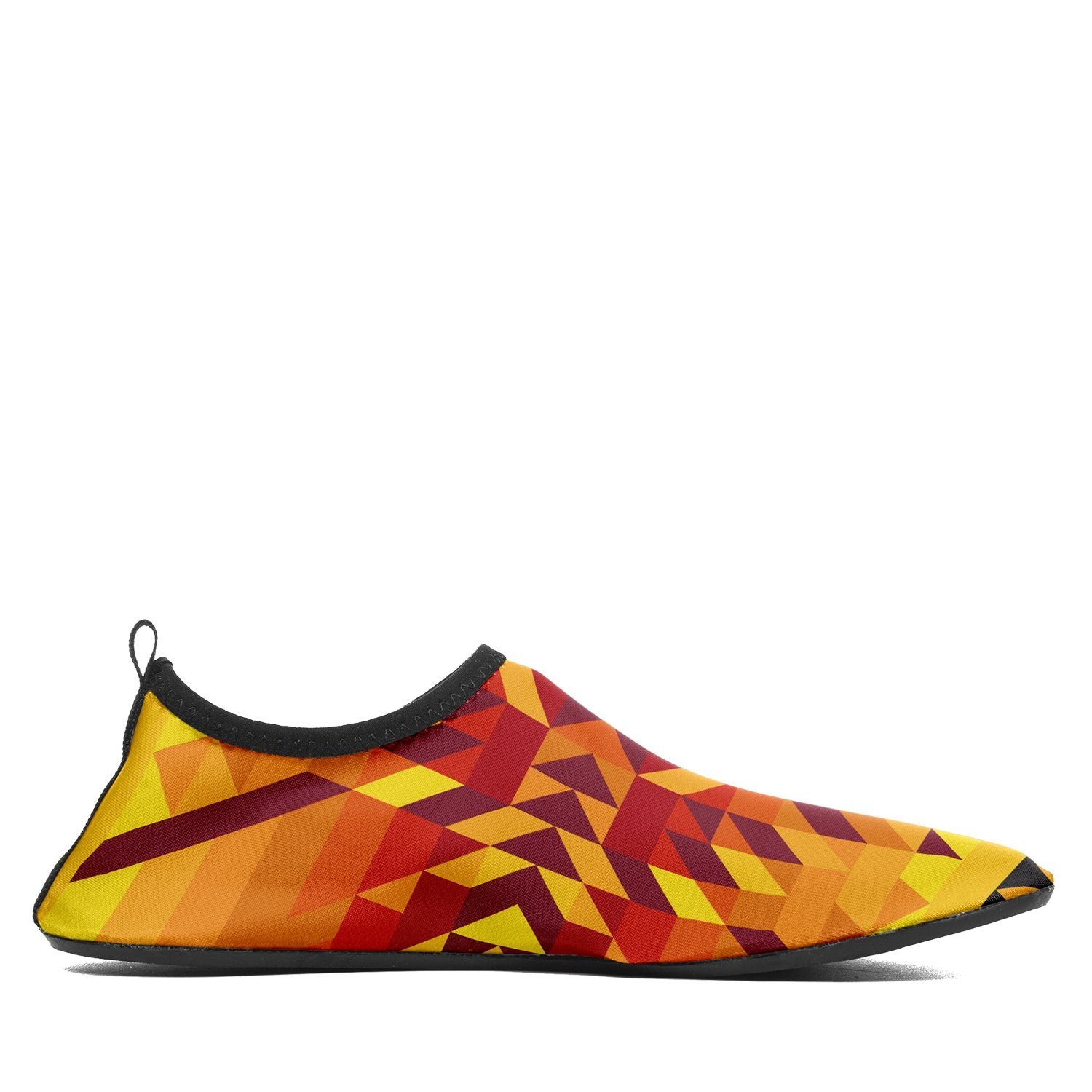 Desert Geo Yellow Red Sockamoccs Slip On Shoes Herman 