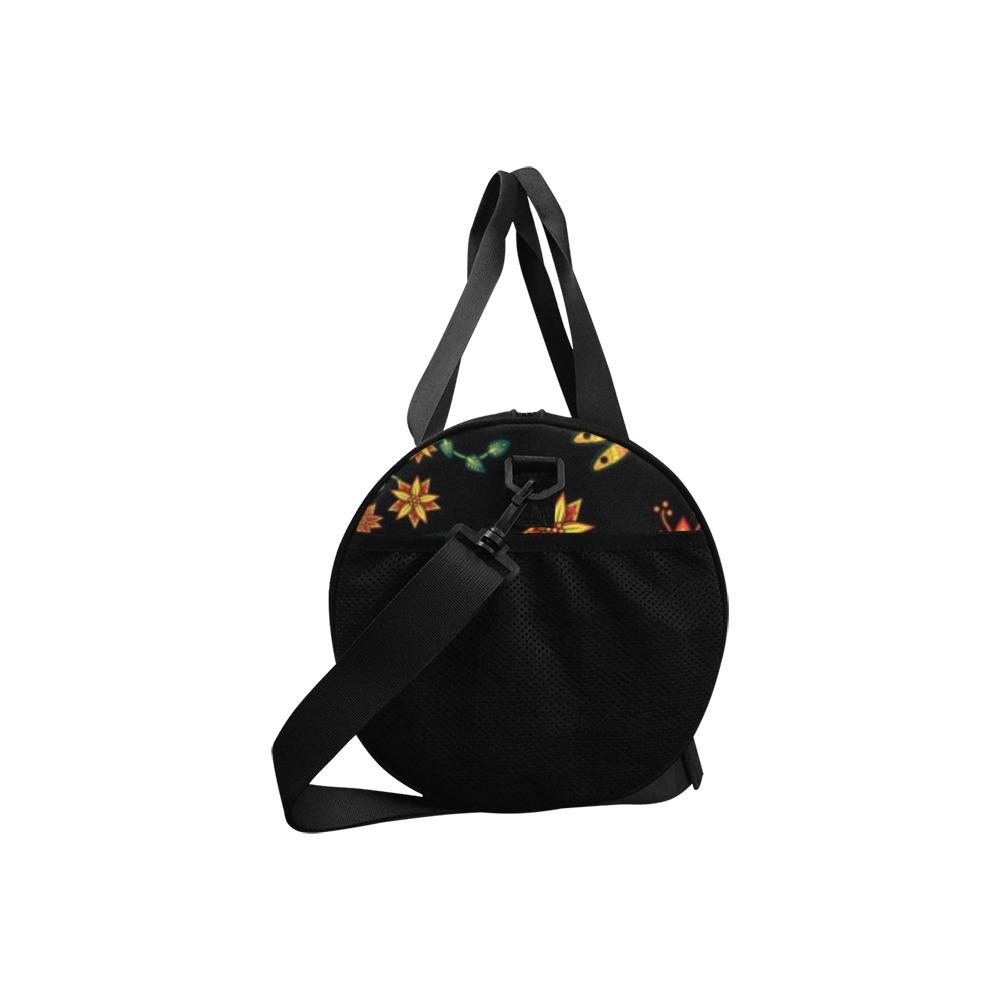 Dragon Lily Noir Duffle Bag (Model 1679) Duffle Bag (1679) e-joyer 