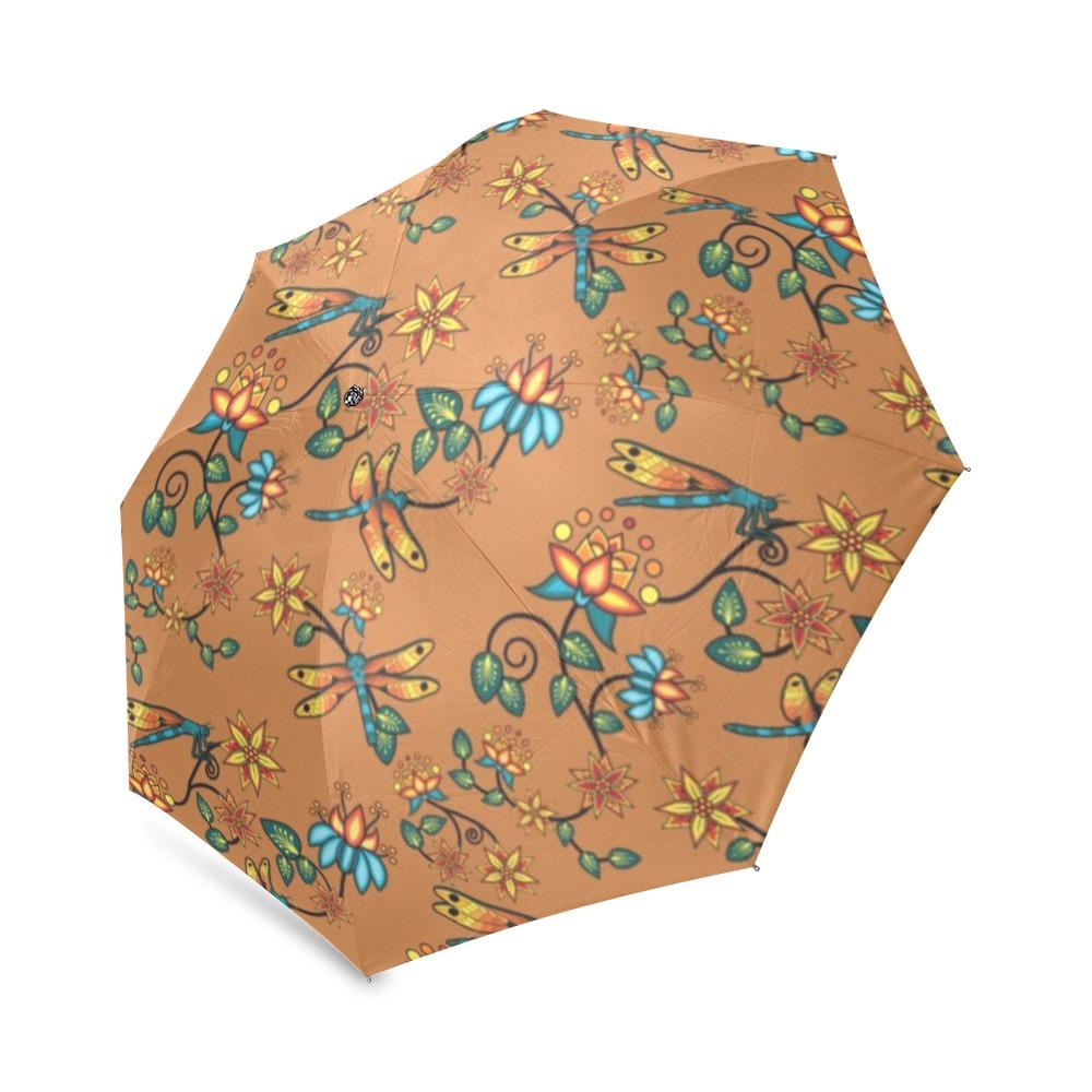 Dragon Lily Sierra Foldable Umbrella (Model U01) Foldable Umbrella e-joyer 