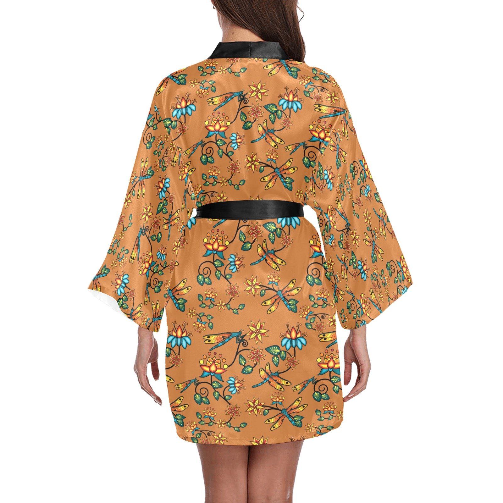 Dragon Lily Sierra Long Sleeve Kimono Robe Long Sleeve Kimono Robe e-joyer 