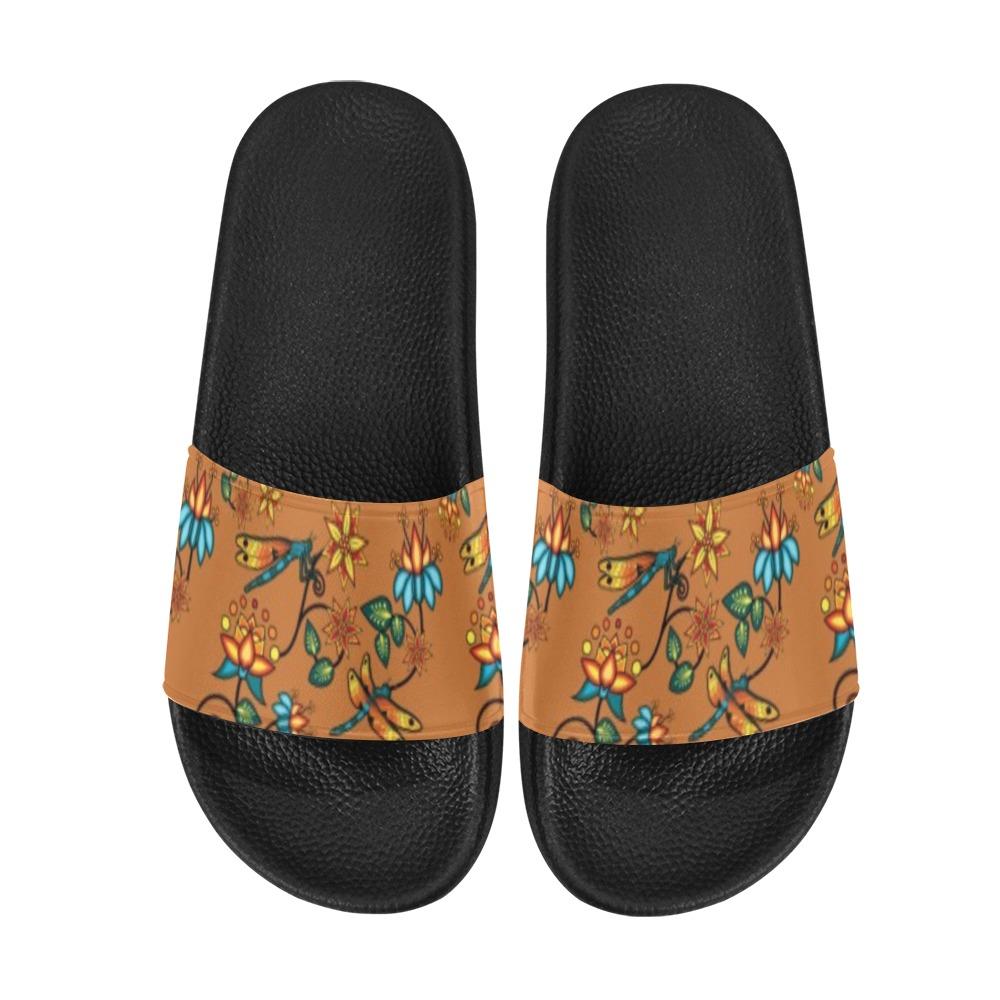 Dragon Lily Sierra Men's Slide Sandals (Model 057) Men's Slide Sandals (057) e-joyer 