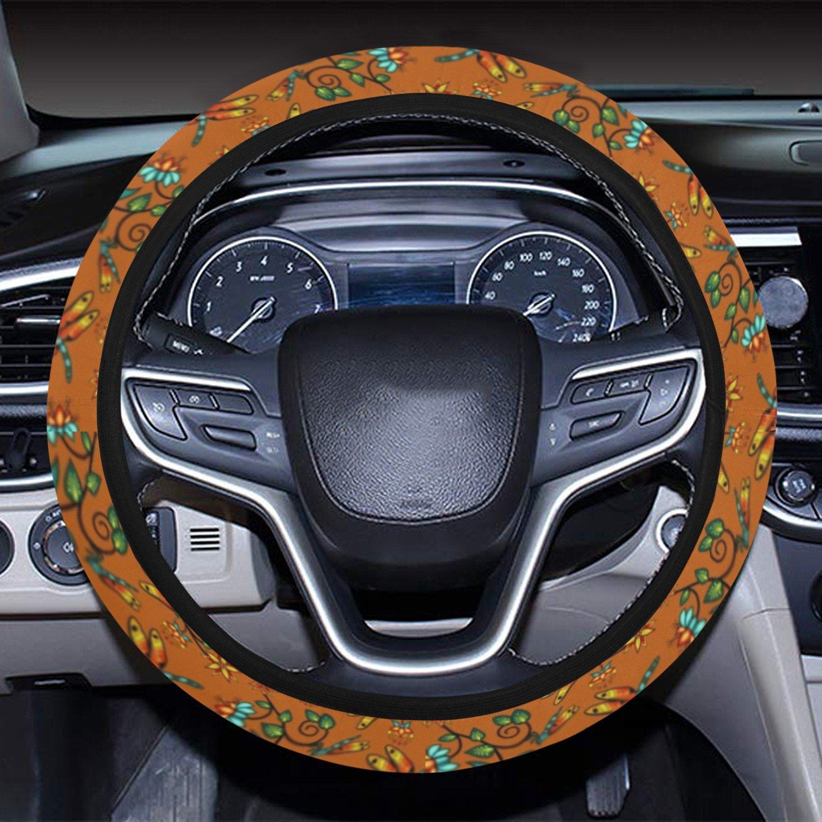 Dragon Lily Sierra Steering Wheel Cover with Elastic Edge Steering Wheel Cover with Elastic Edge e-joyer 