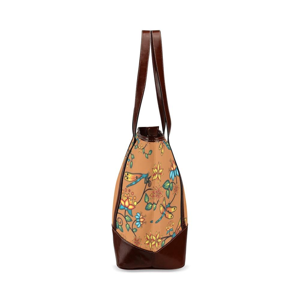 Dragon Lily Sierra Tote Handbag (Model 1642) Tote Handbags (1642) e-joyer 