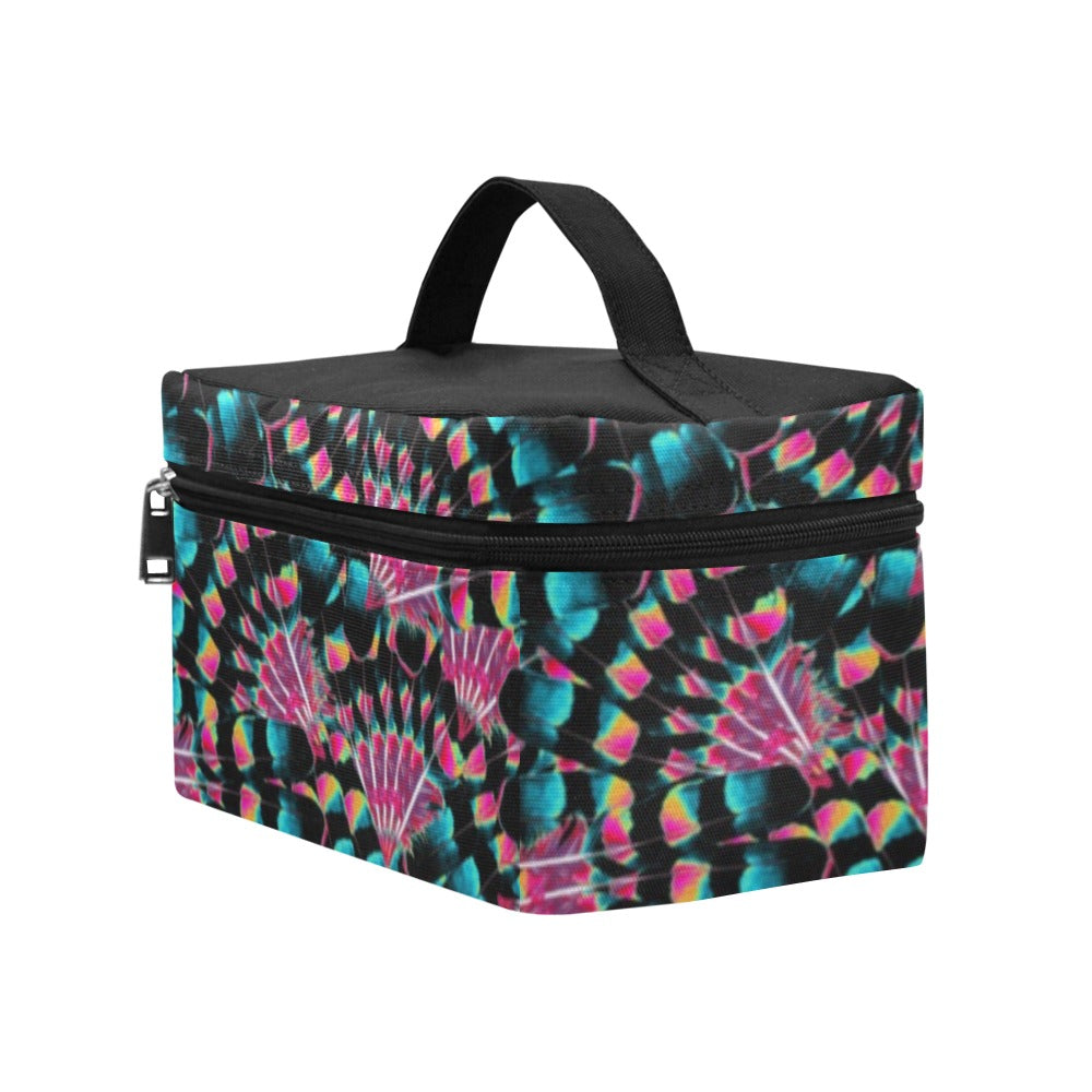 Hawk Feathers Heat Map Cosmetic Bag/Large