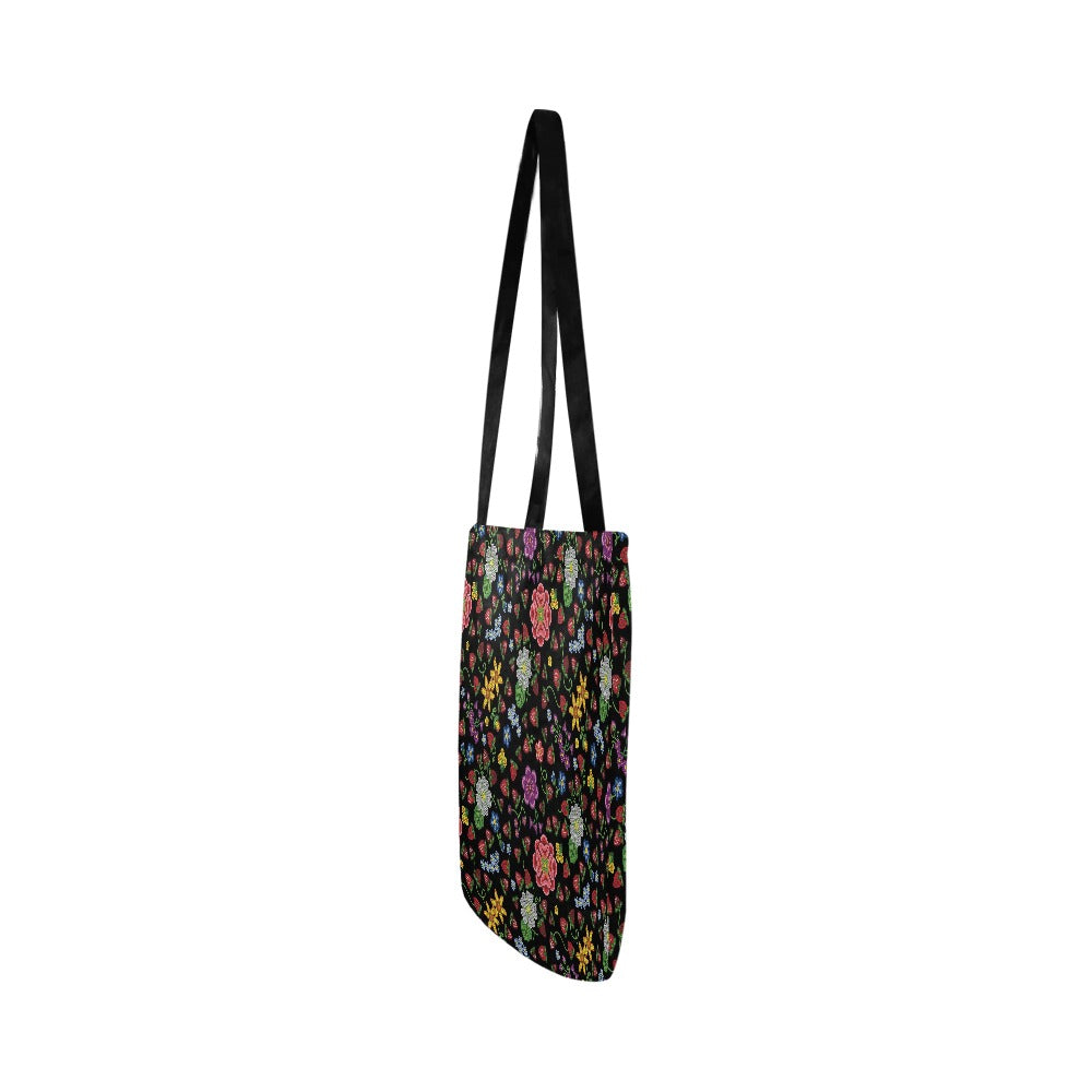 Berry Pop Midnight Reusable Shopping Bag (Two sides)