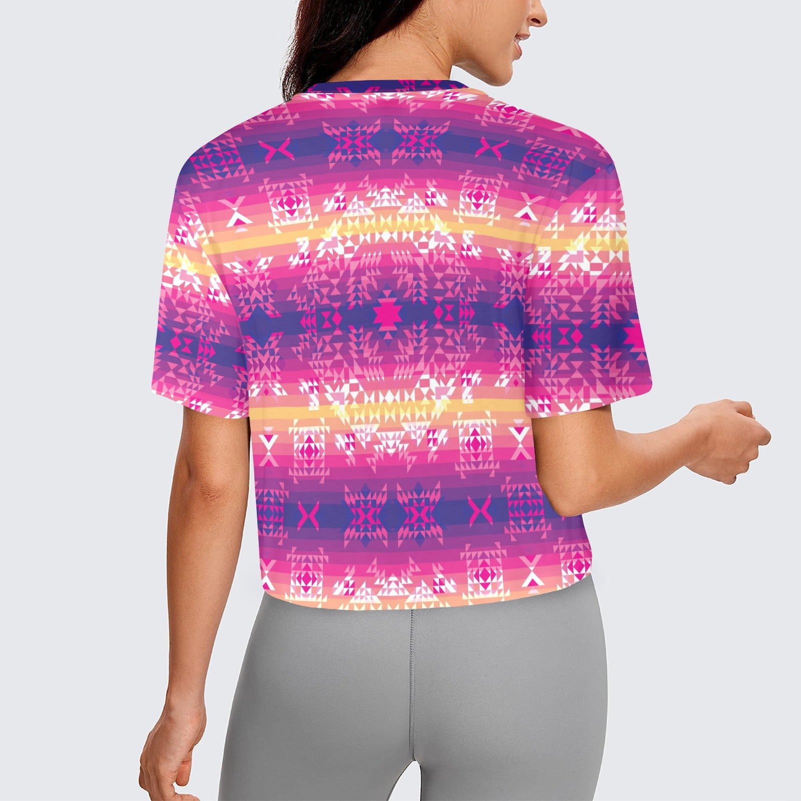 Soleil Overlay Women's Cropped T-shirt