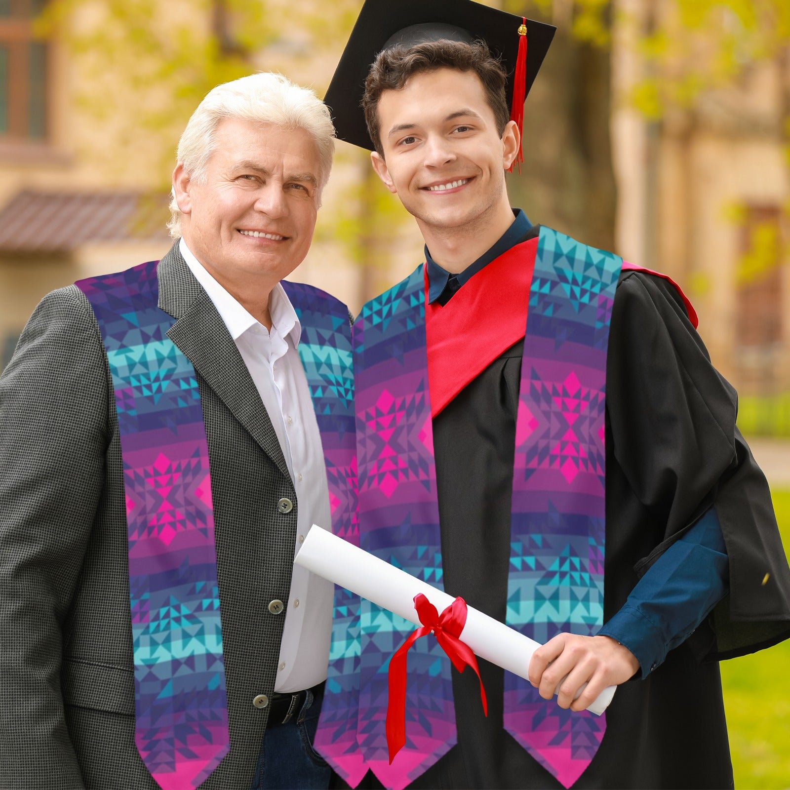 Dimensional Brightburn Graduation Stole