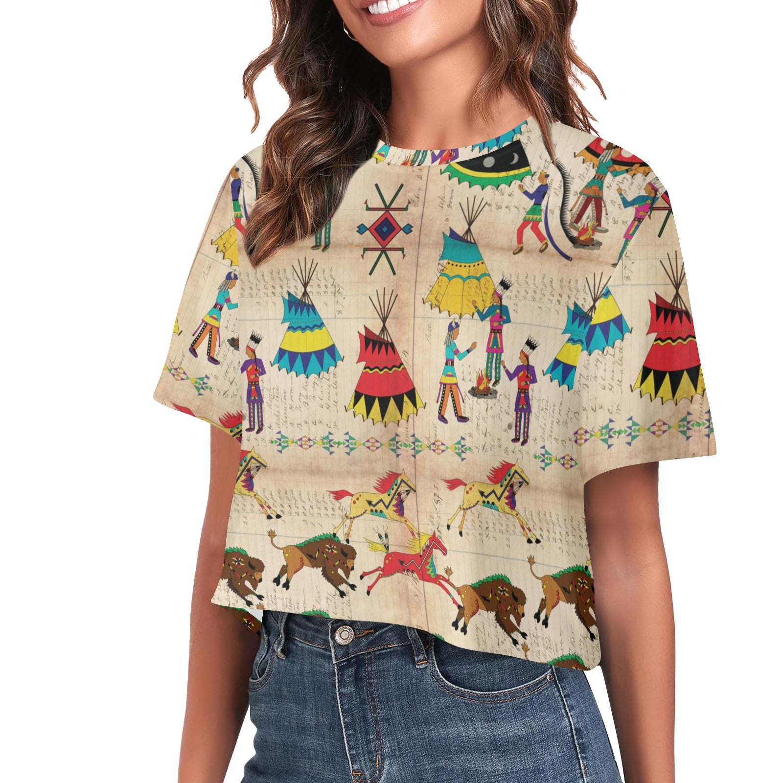 The Gathering Women's Cropped T-shirt