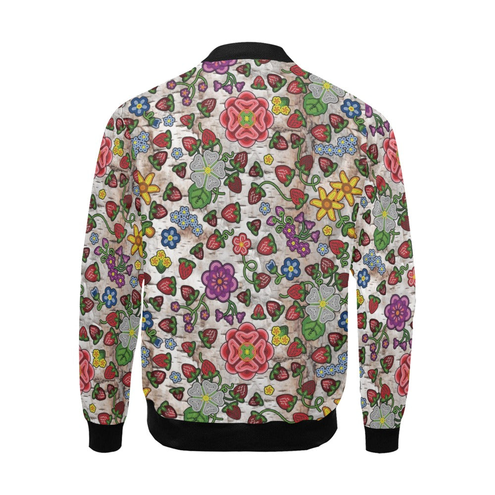 Berry Pop Br Bark All Over Print Bomber Jacket for Men