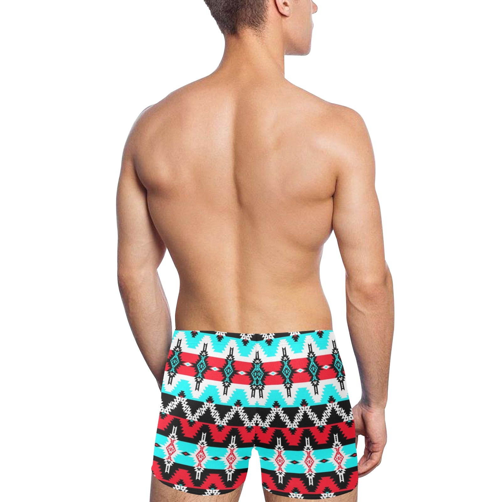 Two Spirit Dance Men's Swimming Trunks