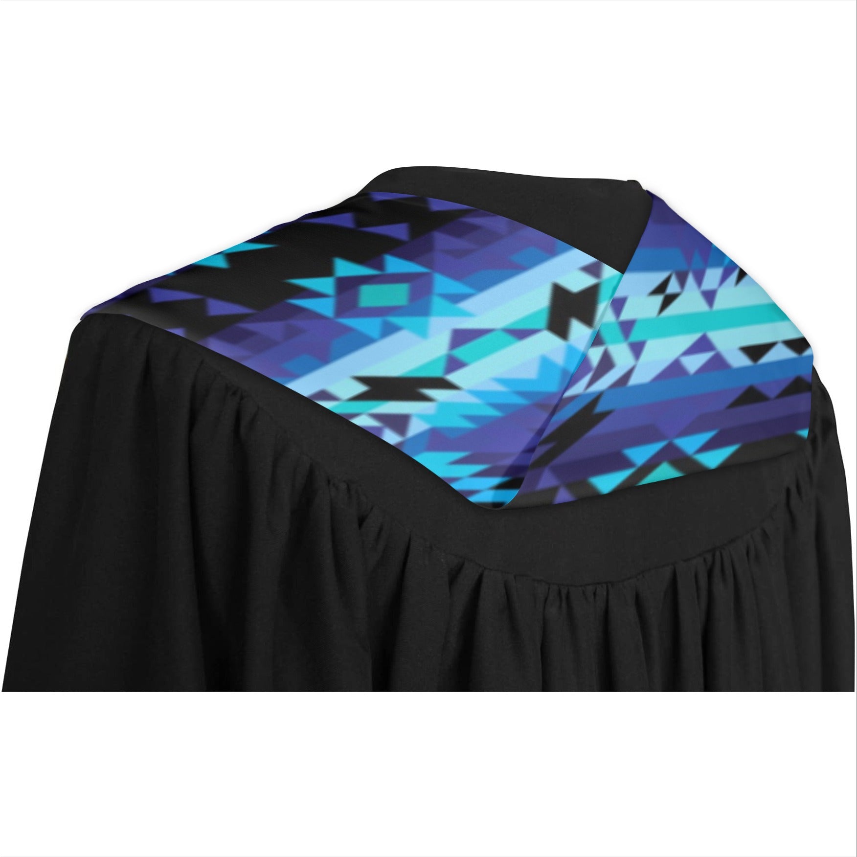 Blue Star Graduation Stole