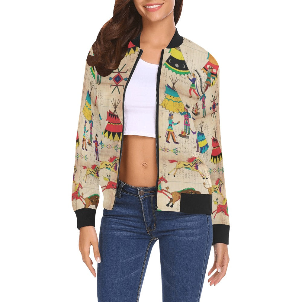 Gathering of the Chiefs Bomber Jacket for Women