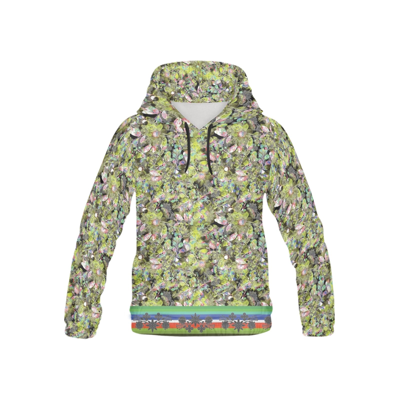 Culture in Nature Green Leaf Hoodie for Kid (USA Size)