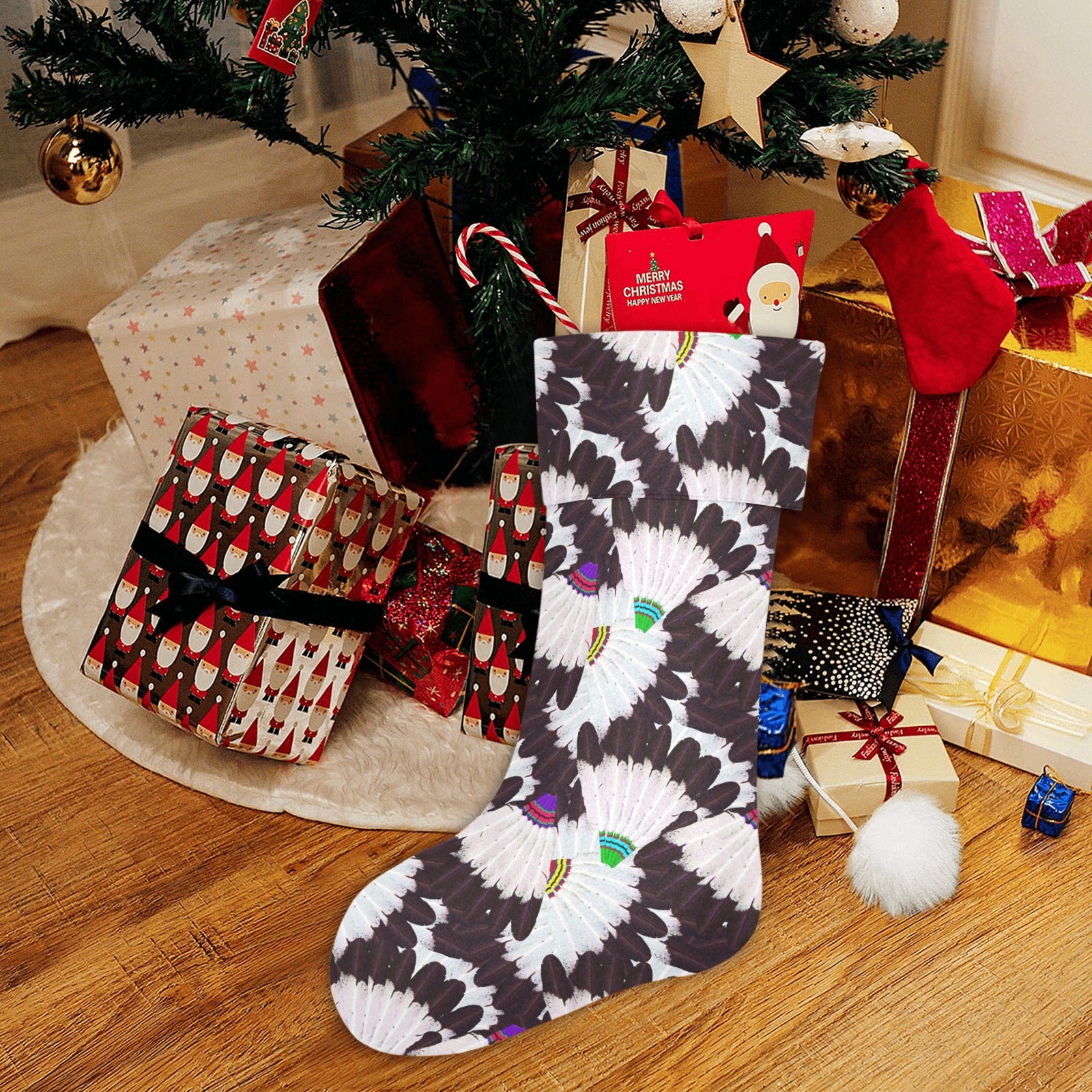 Eagle Feather Fans Christmas Stocking
