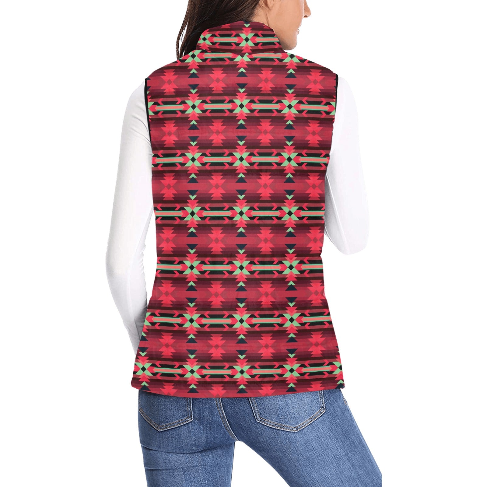 Inspire Velour Women's Padded Vest Jacket
