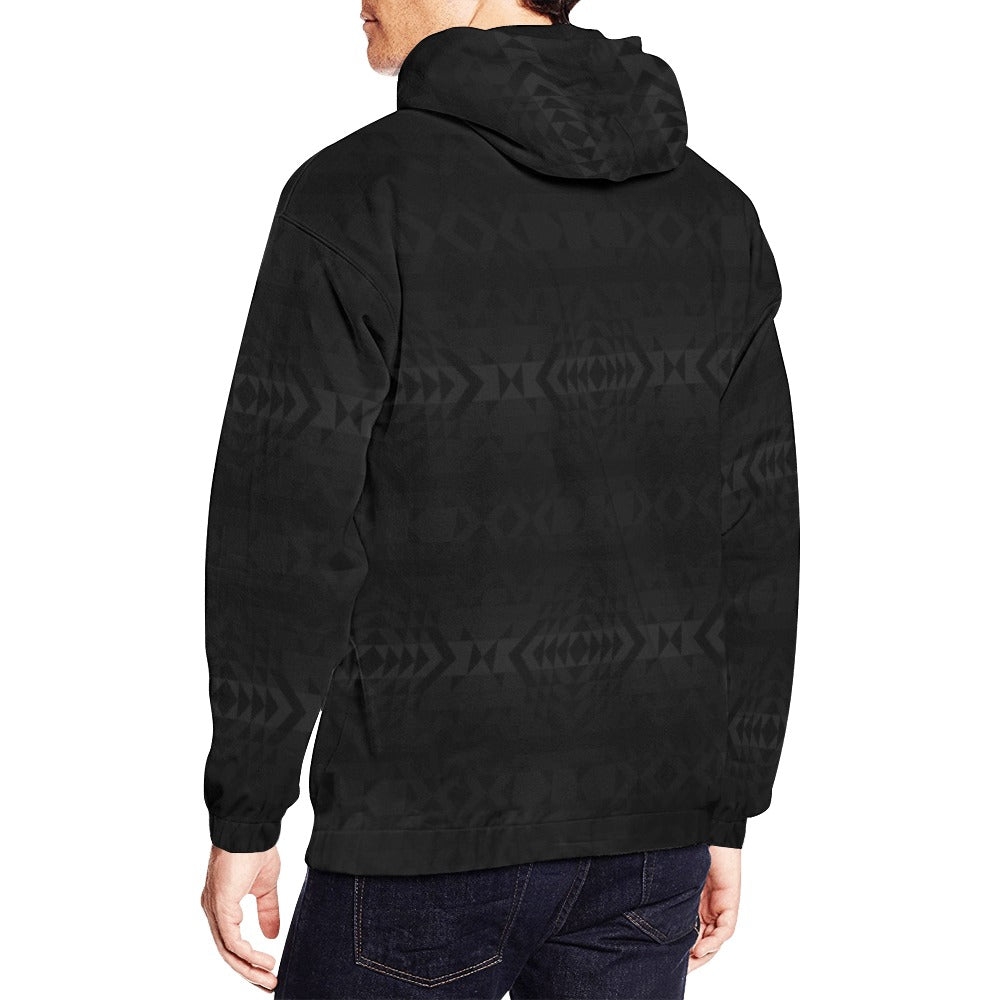 Black Rose Shade Hoodie for Men (USA Size)