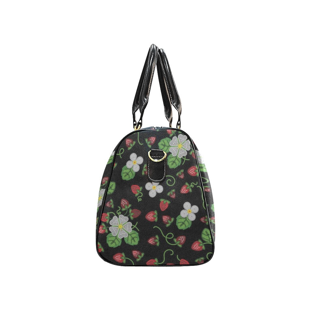 Strawberry Dreams Midnight Waterproof Travel Bag