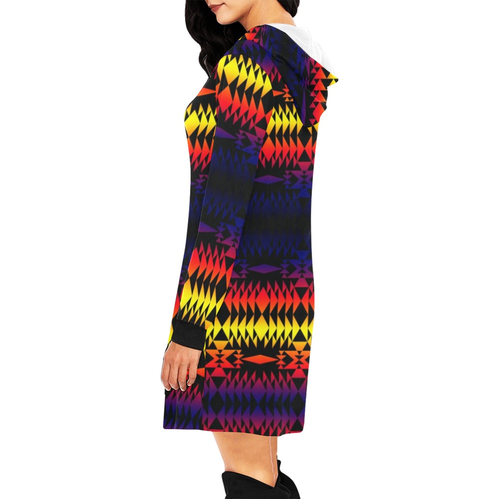 Two Worlds Apart Hoodie Dress