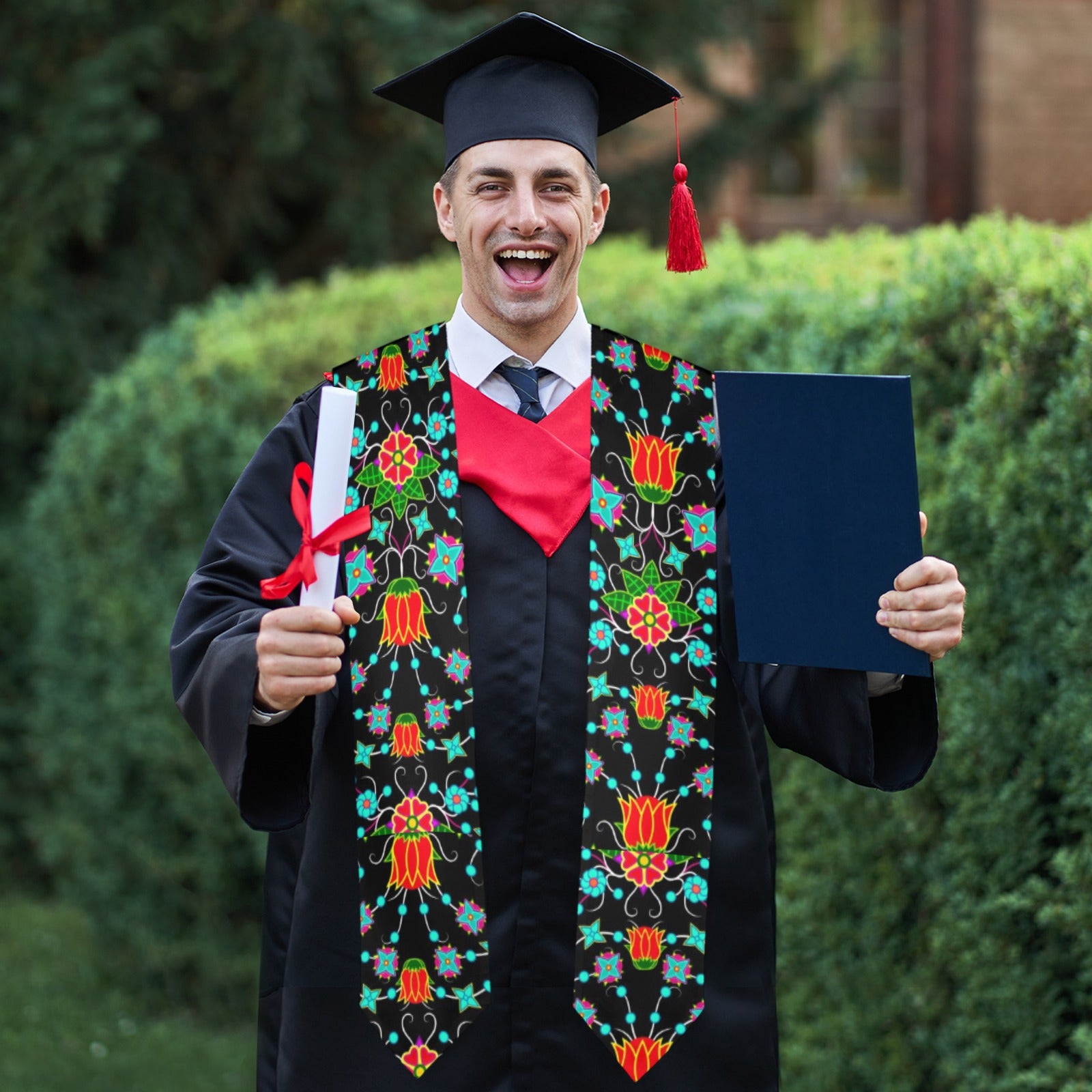 Floral Damask Upgrade Graduation Stole