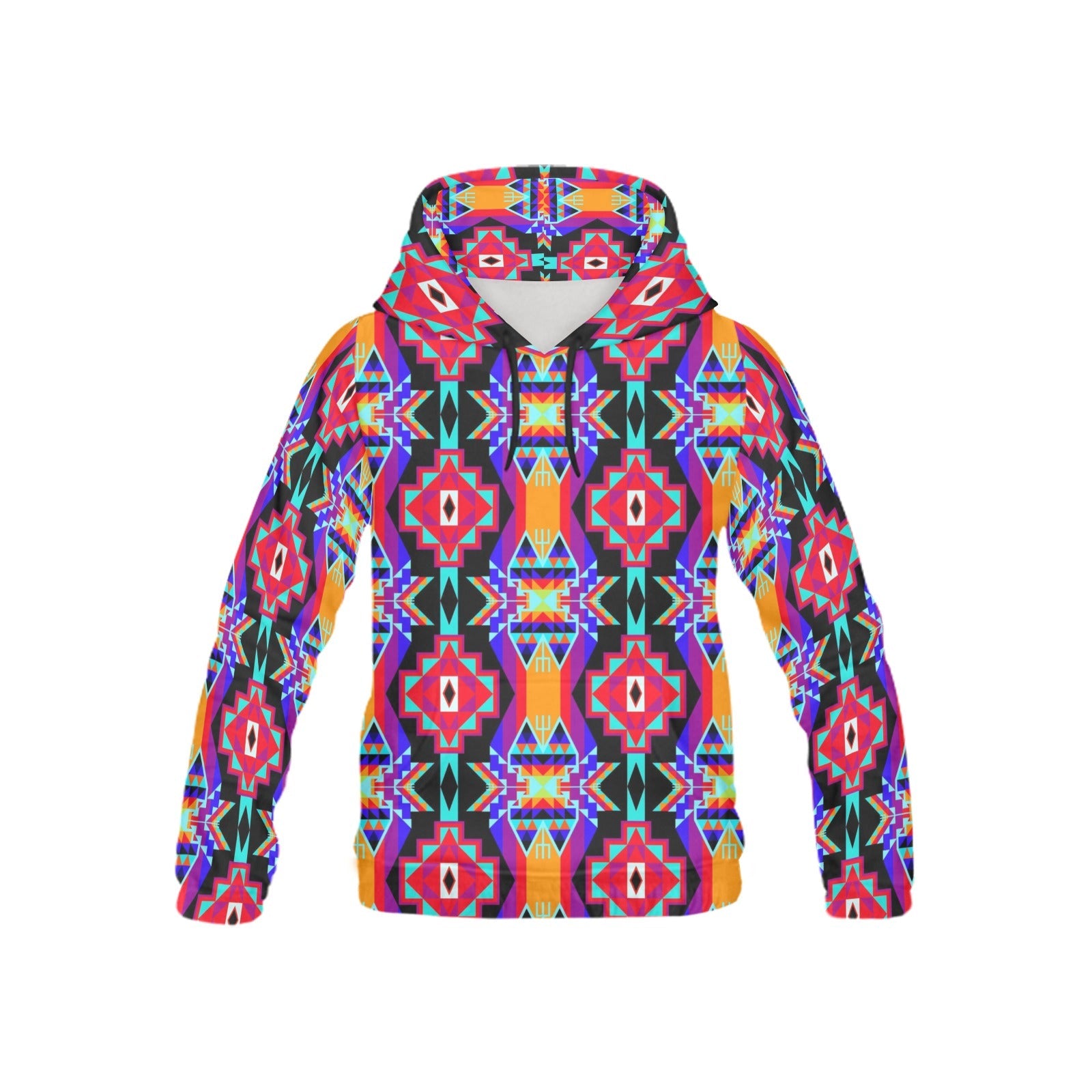 Fancy Bustle All Over Print Hoodie for Kid (USA Size) (Model H13) All Over Print Hoodie for Kid (H13) e-joyer 