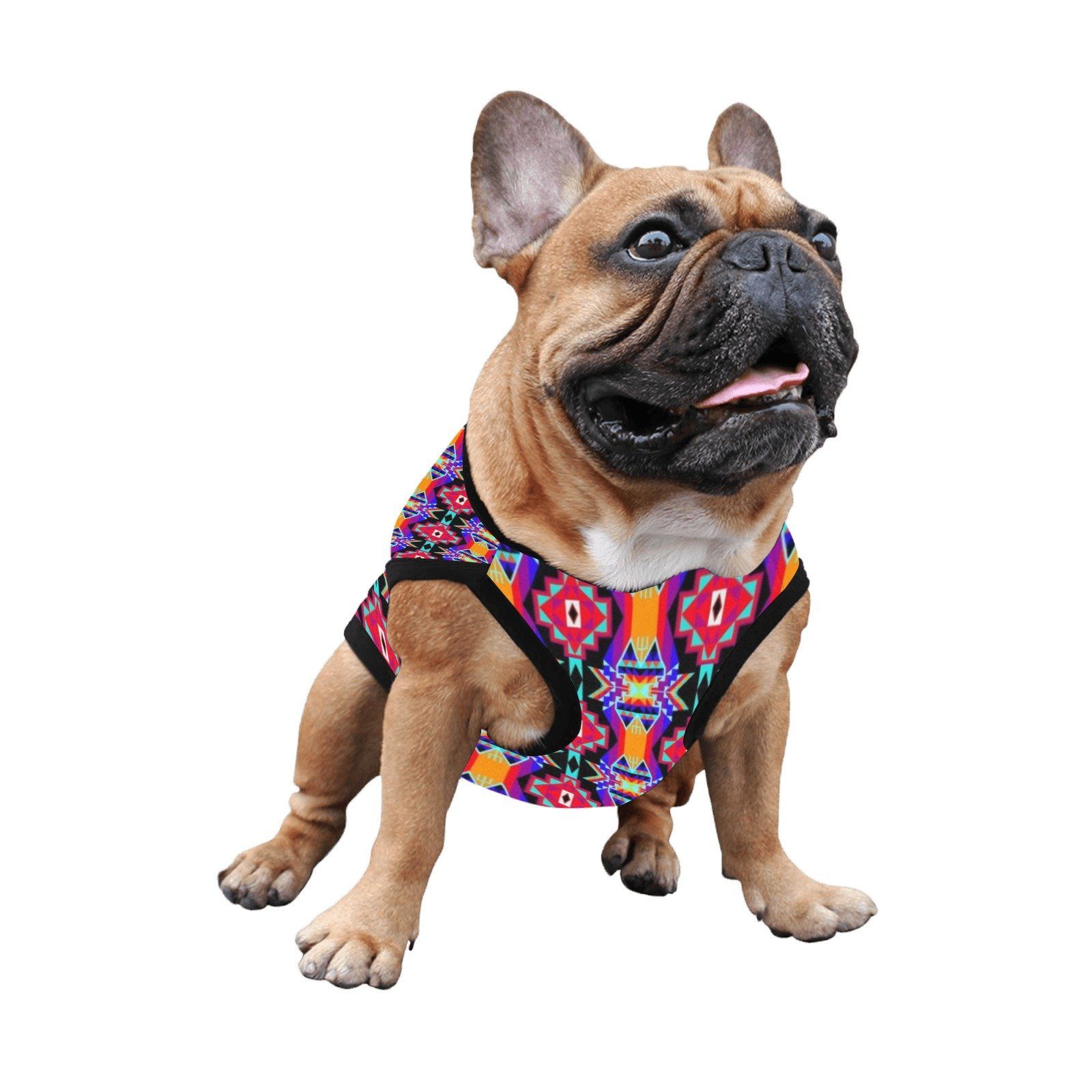 Fancy Bustle All Over Print Pet Tank Top Pet Tank Top e-joyer 