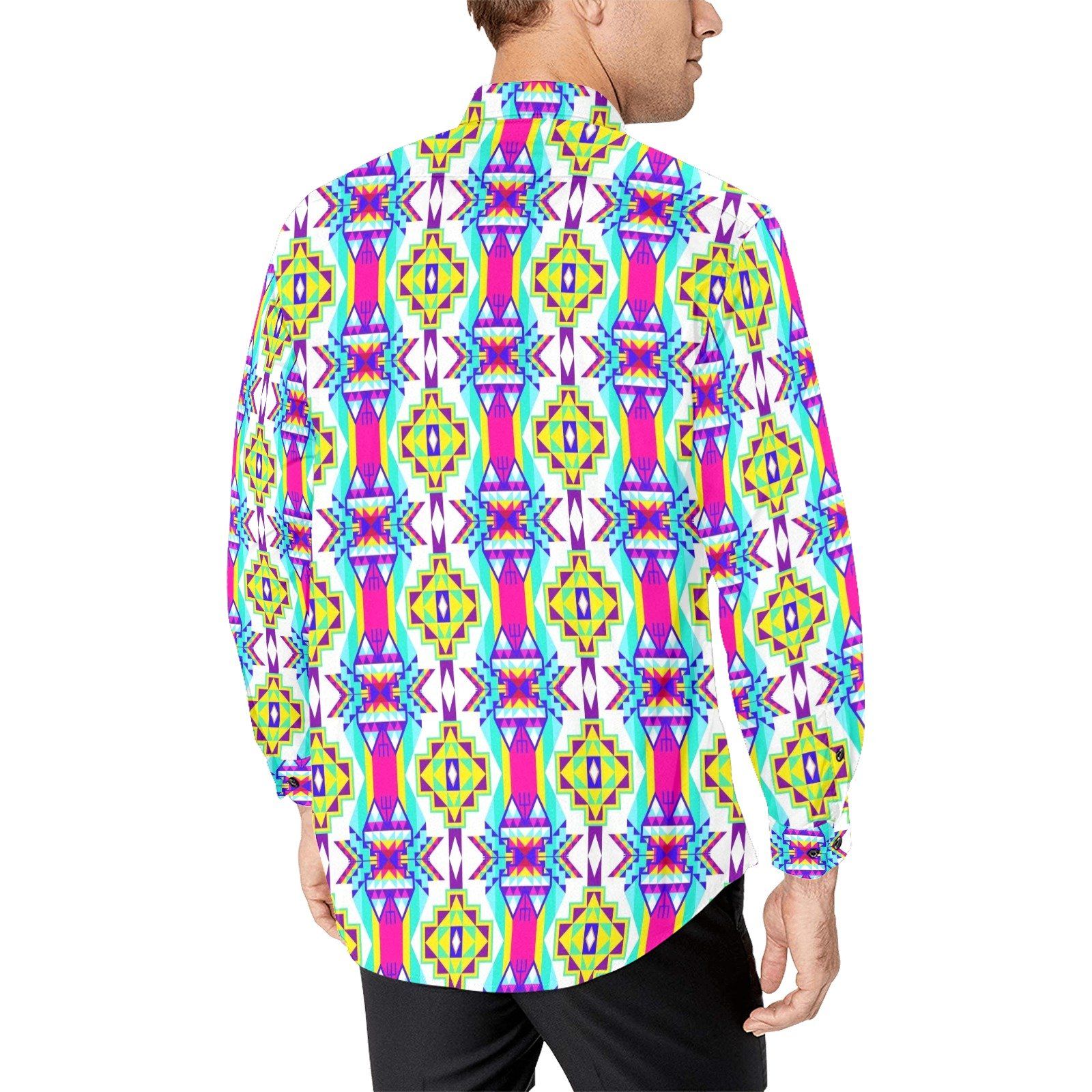 Fancy Champion Men's All Over Print Casual Dress Shirt (Model T61) Men's Dress Shirt (T61) e-joyer 