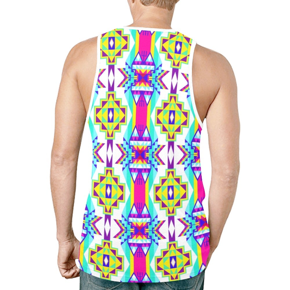 Fancy Champion New All Over Print Tank Top for Men (Model T46) New All Over Print Tank Top for Men (T46) e-joyer 