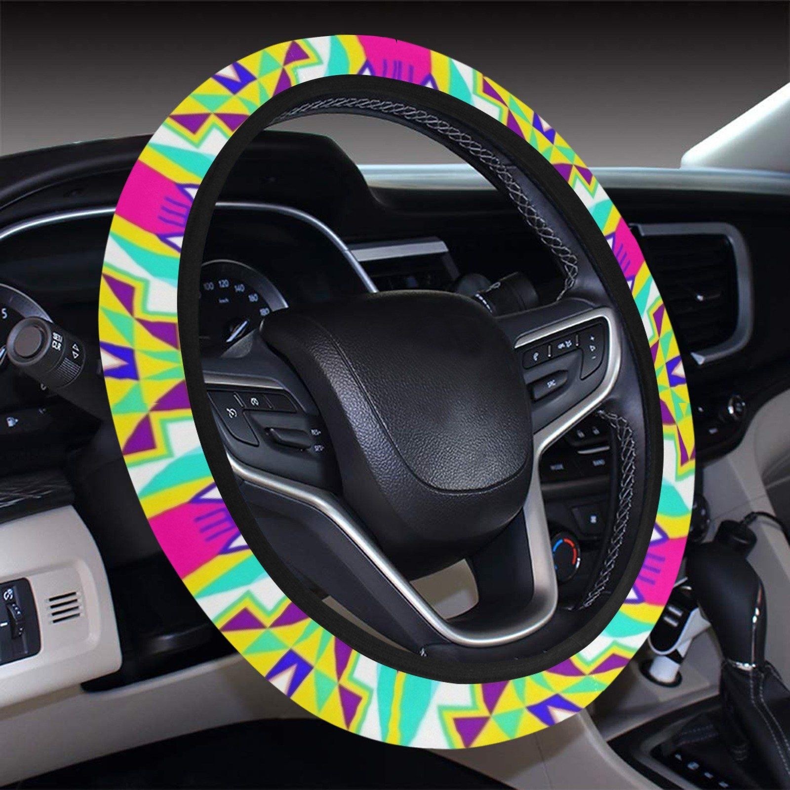 Fancy Champion Steering Wheel Cover with Elastic Edge Steering Wheel Cover with Elastic Edge e-joyer 