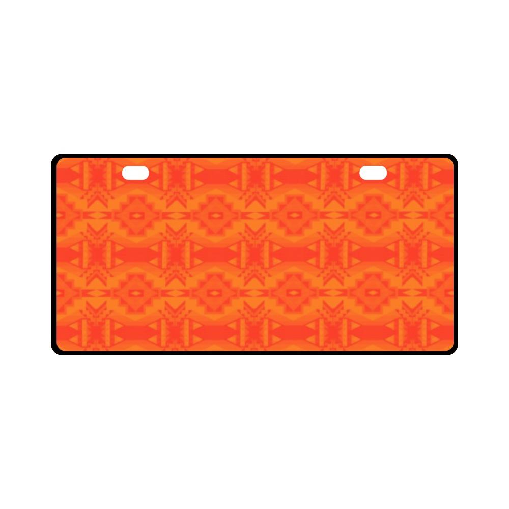 Fancy Orange License Plate License Plate e-joyer 