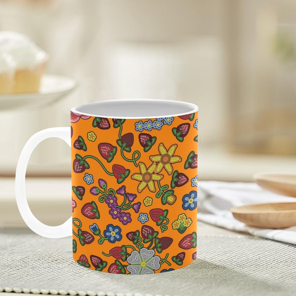 Berry Pop Carrot White Mug(11OZ)