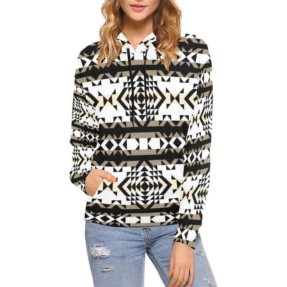 Black Rose Winter Canyon Hoodie for Women (USA Size)