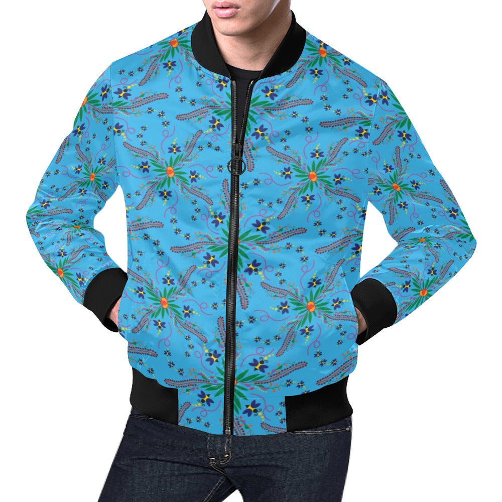 Willow Bee Saphire Bomber Jacket for Men