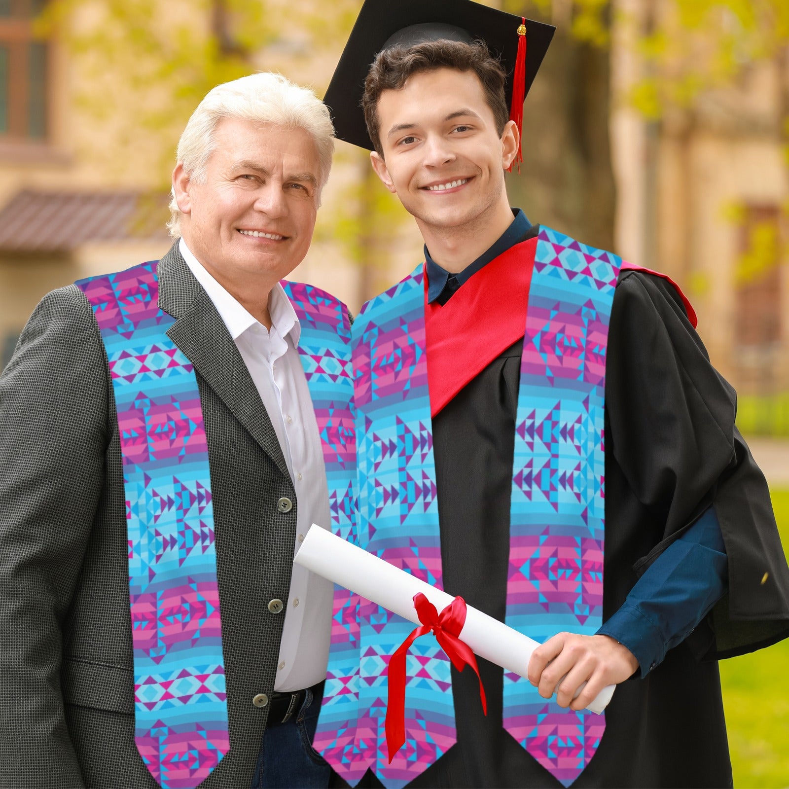 Cool Frost Graduation Stole