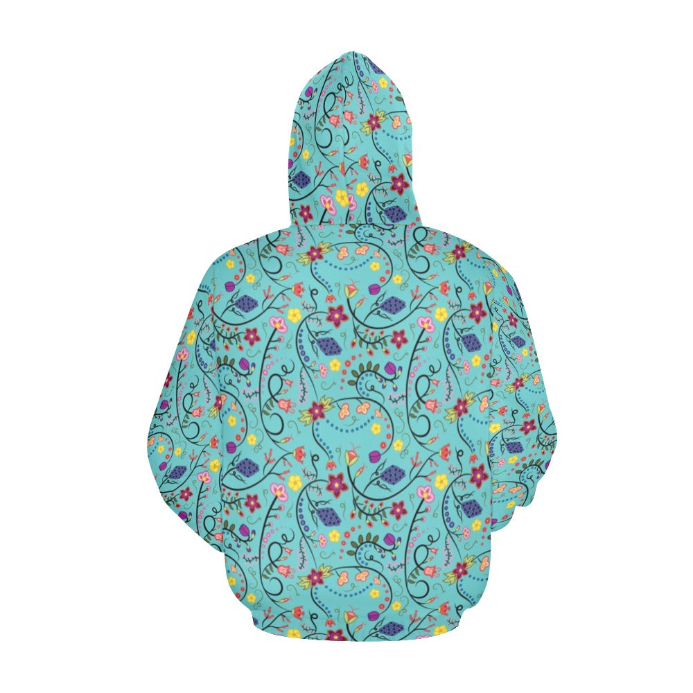 Fresh Fleur Sky Hoodie for Men (USA Size)