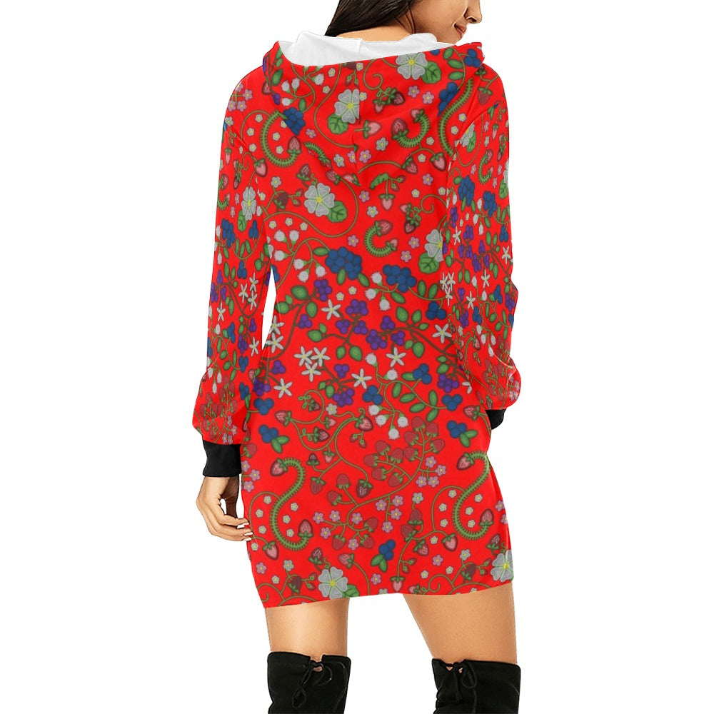 Grandmother Stories Fire Hoodie Dress