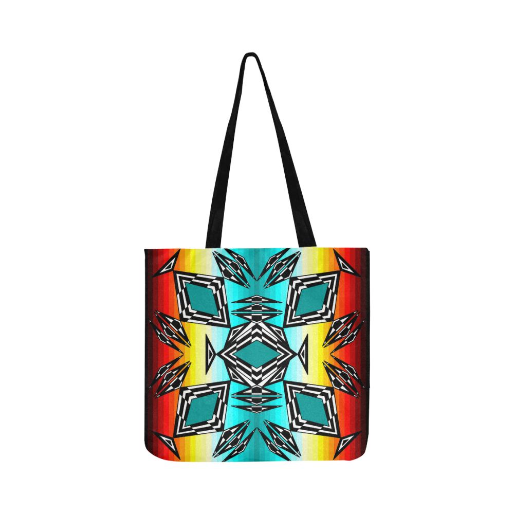 Fire and Sky Gradient III Reusable Shopping Bag Model 1660 (Two sides) Shopping Tote Bag (1660) e-joyer 
